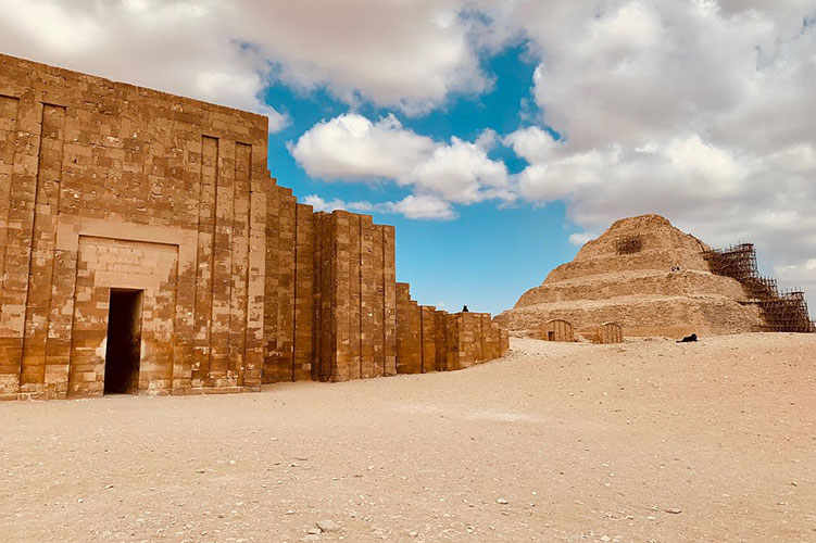 step pyramid of djoser cairo egypt