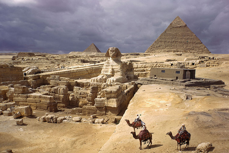 giza pyramids egypt