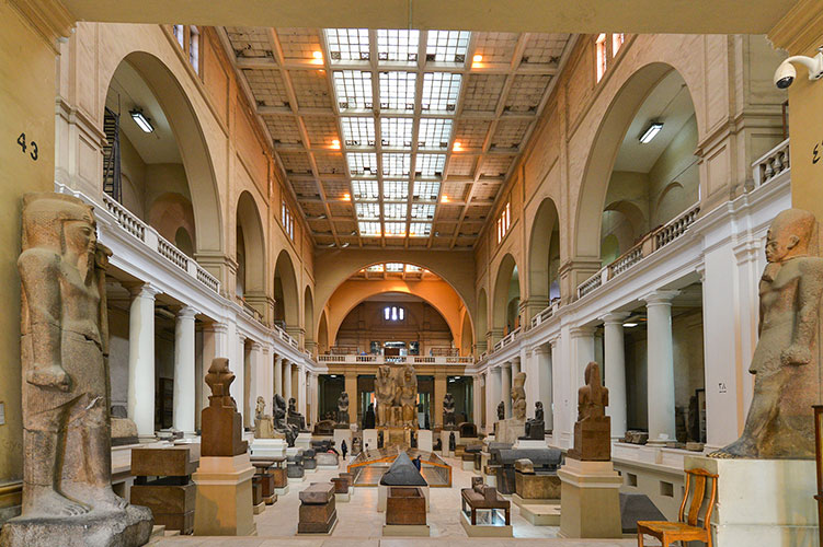inside egyptian museum cairo egypt