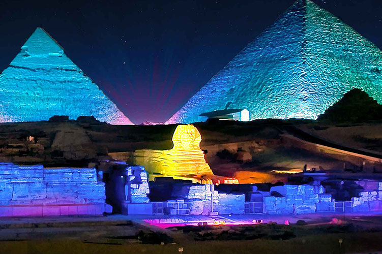 the sound and light show giza pyramids egypt